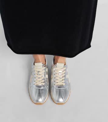 86er metallic leather sneakers | Hogan