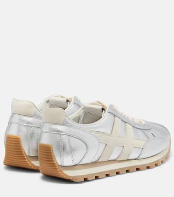 86er metallic leather sneakers | Hogan