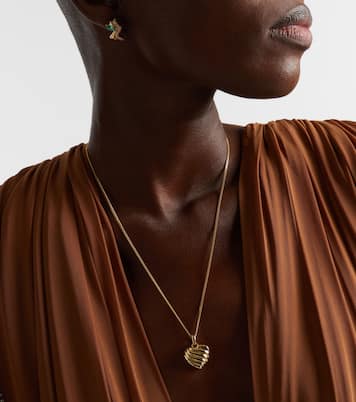 18kt gold (750/1000) locket necklace | David Yurman