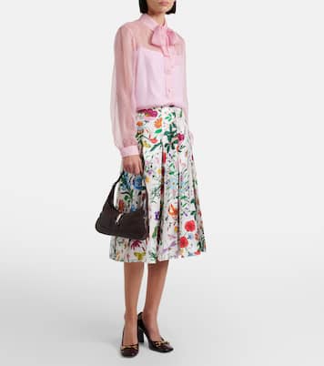 Jackie Slim Small leather shoulder bag | Gucci