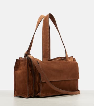 Utilitaire suede shoulder bag | Miu Miu