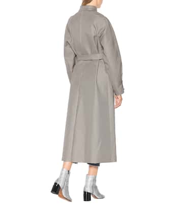 Belted houndstooth coat | Joseph