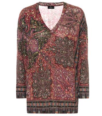 Top de punto fino estampado | Etro