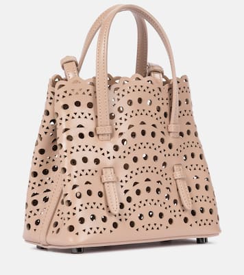 Tote Le Mina 16 Vivienne Wave Micro aus Leder | Alaïa