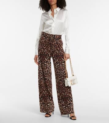 Leopard-print wide-leg pants | Tom Ford