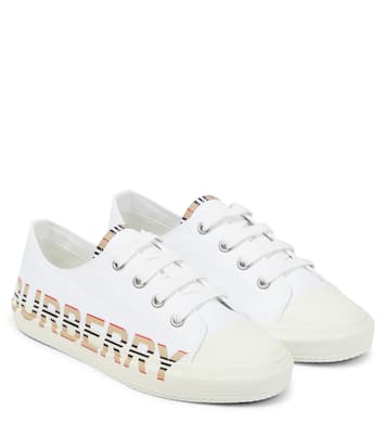 Sneakers in gabardine di cotone | Burberry Kids
