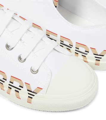 Sneakers in gabardine di cotone | Burberry Kids