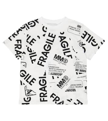 Bedrucktes T-Shirt aus Baumwolle | MM6 Maison Margiela Kids