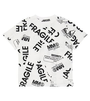 Bedrucktes T-Shirt aus Baumwolle | MM6 Maison Margiela Kids