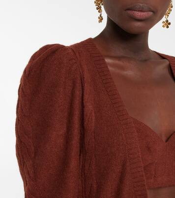 Speculation cardigan and bralette set | Johanna Ortiz