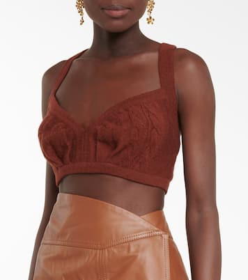 Speculation cardigan and bralette set | Johanna Ortiz