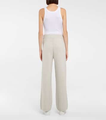 Kyra wool-blend wide-leg sweatpants | Goldbergh