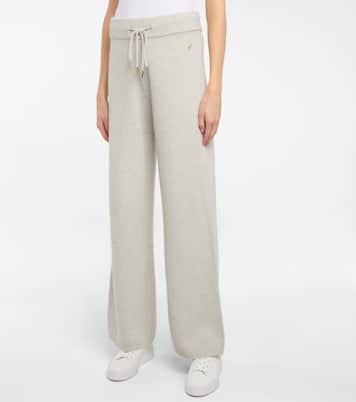 Kyra wool-blend wide-leg sweatpants | Goldbergh