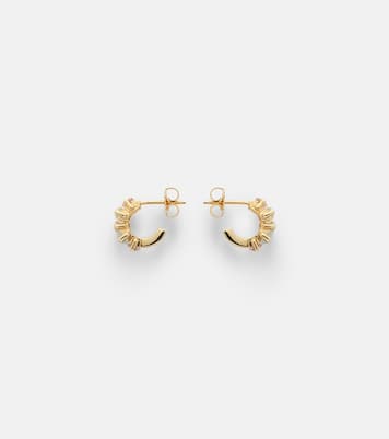 Boucles d'oreilles en or 14 ct et pierres | Suzanne Kalan