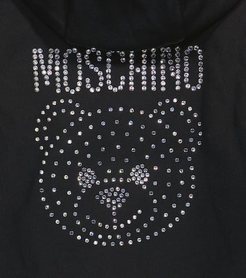 Wattierte Jacke mit Kristallen | Moschino Kids