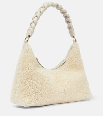 Borsa a spalla Braid in shearling | Altuzarra