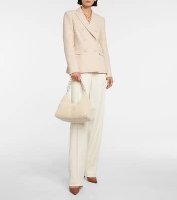 Borsa a spalla Braid in shearling | Altuzarra