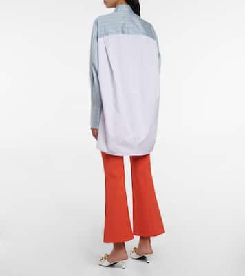 Camisa oversized de algodón a rayas | Stella McCartney