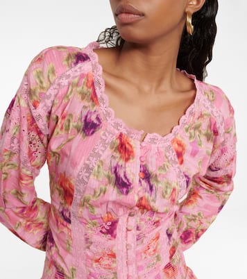 Bustier-Top Nayeem aus Baumwolle | LoveShackFancy