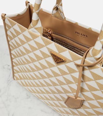 Tote Symbole mit Leder | Prada