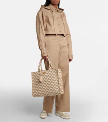 Tote Symbole mit Leder | Prada