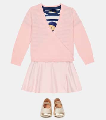 Cardigan a portafoglio in maglia | Polo Ralph Lauren Kids