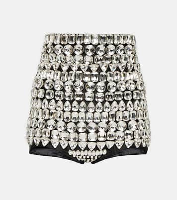 x Kim - Shorts con cristalli | Dolce&Gabbana