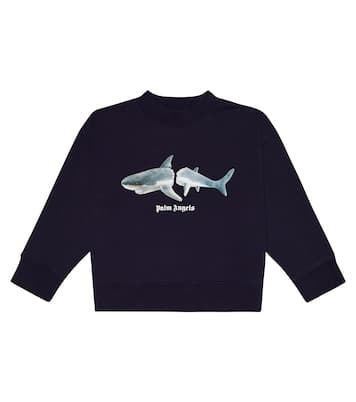 Printed cotton sweatshirt | Palm Angels Kids