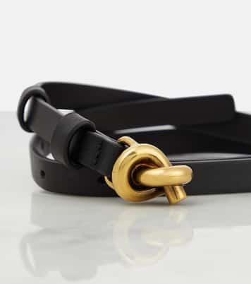 Cinturón de piel con nudo | Bottega Veneta