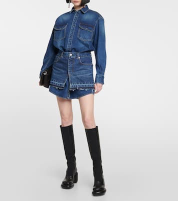 Denim shirt dress | Sacai
