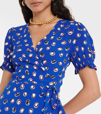 Emilia printed wrap minidress | Diane von Furstenberg