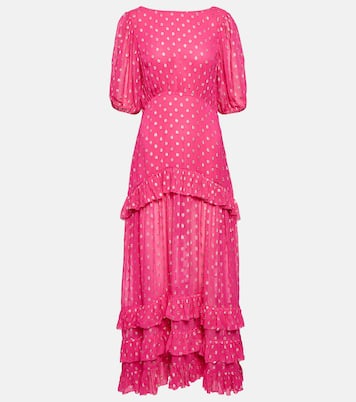 Vestido largo Shireen de georgette | Rixo