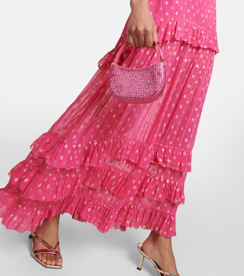 Vestido largo Shireen de georgette | Rixo