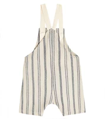 Baby - Salopette Oskar in misto cotone a righe | 1 + in the Family