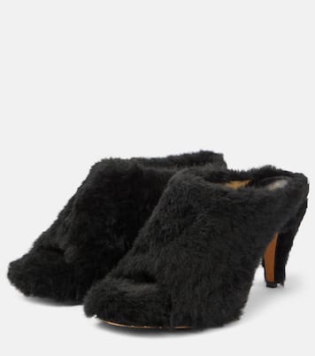 Mules Marion in shearling | Khaite