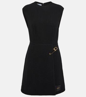 Embellished wool minidress | Prada