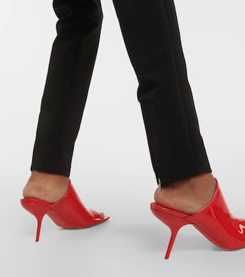 Wool-blend gabradine slim pants | Ferragamo