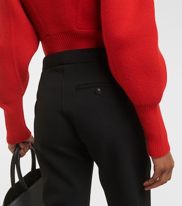 Wool-blend gabradine slim pants | Ferragamo
