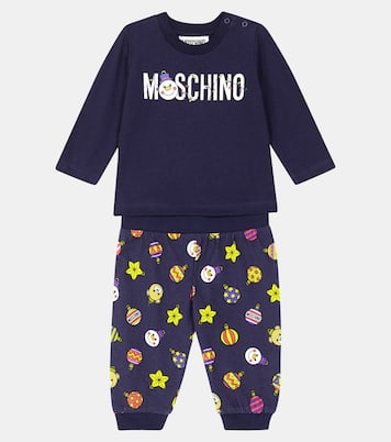 Bébé – Ensemble t-shirt et pantalon imprimés | Moschino Kids