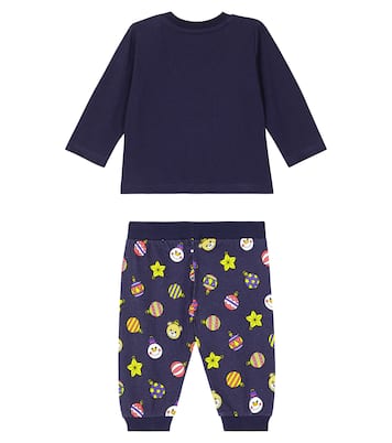 Bébé – Ensemble t-shirt et pantalon imprimés | Moschino Kids