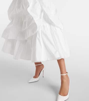 Bridal Radica taffeta midi dress | Roksanda