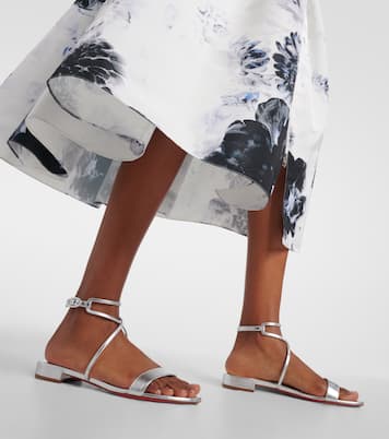Sandali Miss Choca in pelle metallizzata | Christian Louboutin