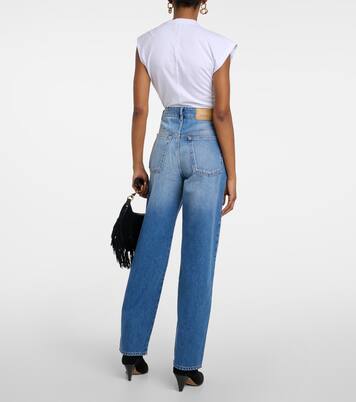 Jeans Vetan a gamba larga e vita alta | Isabel Marant