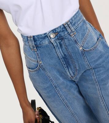 Jeans Vetan a gamba larga e vita alta | Isabel Marant