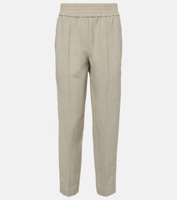 Twill tapered pants | Brunello Cucinelli
