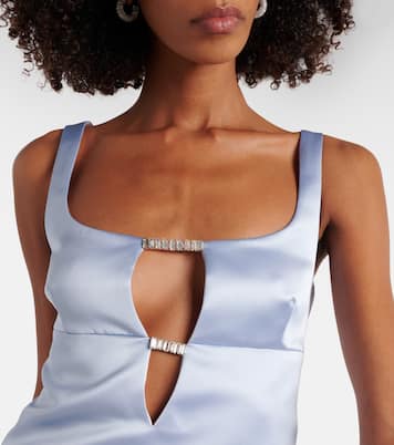 Miniabito in raso con cut-out | Nina Ricci
