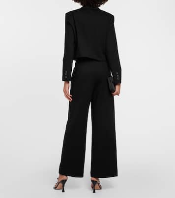 Weite High-Rise-Hose Leona | Velvet
