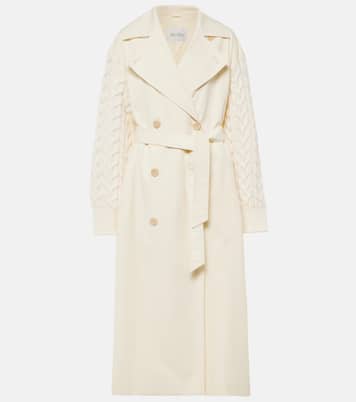 Gabardina de lana y algodón | Max Mara