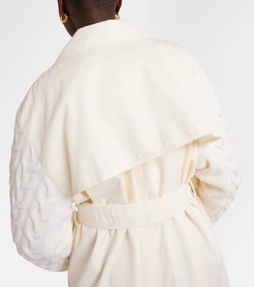 Gabardina de lana y algodón | Max Mara