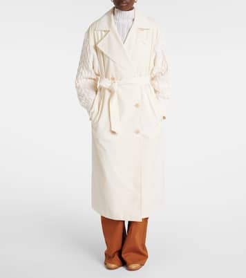 Gabardina de lana y algodón | Max Mara